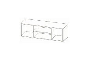 Tumba pentru televizor Sokme Nitro TV 2D votan/alb