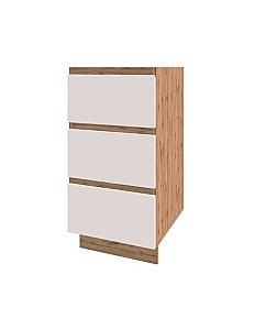 Set mobila bucatarie Sokme Soft 3.2x2.4 m wotan/alb