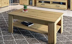 Masuta de cafea, reviste Sokme Focus stejar artisan