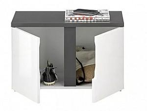 Dulap pentru incaltaminte Sokme Jordan 2D Alb/Antracit