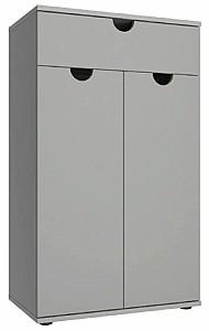 Dulap pentru incaltaminte Sokme Eliba 2D1S Chinchilla Gri