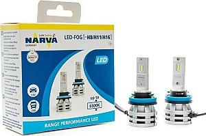 Lampa auto Narva H8/H11/H16 Range Performance Led 6500K (2 buc.)