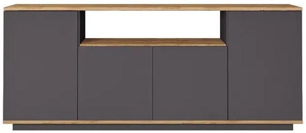 Comoda Trendy FR15-AA Pinul Atlantic (Maro)/Antracit (Gri)