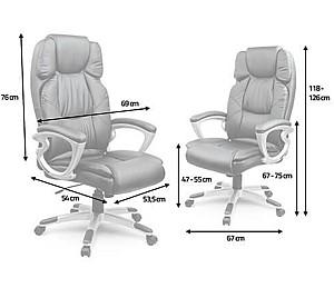 Fotoliu de birou Sofotel EG-227 Black