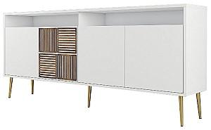 Comoda Trendy Milano Alb/Auriu