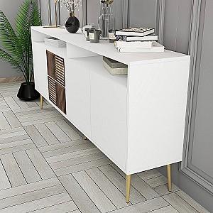 Comoda Trendy Milano Alb/Auriu