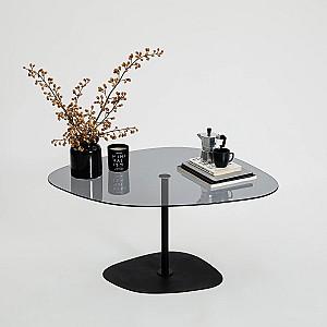 Masuta de cafea, reviste Trendy Soho Gri inchis/Negru