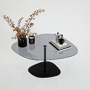 Masuta de cafea, reviste Trendy Soho Gri inchis/Negru