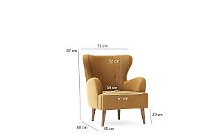 Fotoliu Trendy Karina Auriu