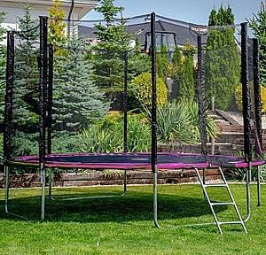 Trambulina Thunder Pro 312cm plasă externă  Pink
