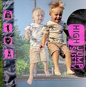 Trambulina Thunder Pro 312cm plasă externă  Pink