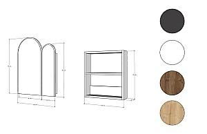 Dulap de baie Trendy Classe Negru