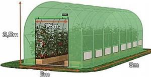 Seră de tip tunel Tehno Ms 8x3x2.5m/Ø26mm