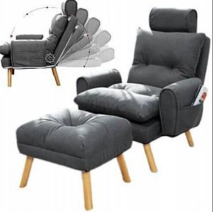 Fotoliu Ekspand S1380 Dark Grey