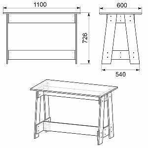 Masa KompaniT KS-10 Stejar sonoma (Bej)