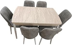Set de masa si scaune Kelebek ES-500 (6 scaune)