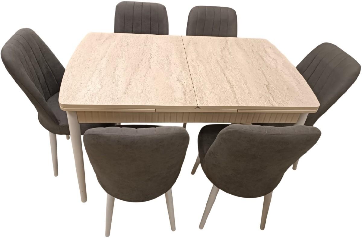 Set de masa si scaune Kelebek ES-501 (6 scaune)