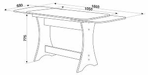 Masa Ambianta Cleo 3 (extensibilă) Gri Închis