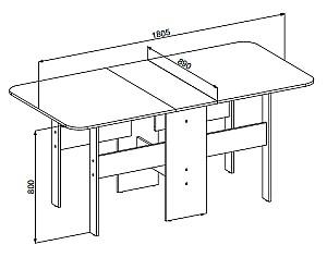 Masa Yasen Tumba Mare Lemn Nordic Întunecat
