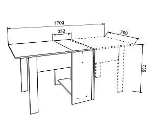 Masa KompaniT Carte 1 Atelie deschis (Gri)