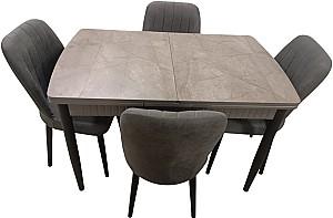 Set de masa si scaune Kelebek ES-554 (4 scaune)