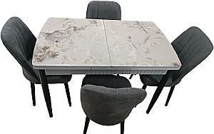 Set de masa si scaune Kelebek ES-558 (4 scaune)