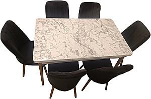 Set de masa si scaune Kelebek ES-1014 (6 scaune)