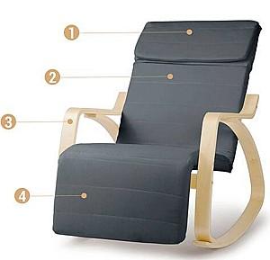 Fotoliu Tehno Ms Suzi Dark Grey 280010