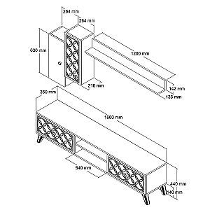 Living Trendy Clasa S Nuc (Maro)