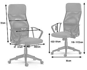 Fotoliu de birou Sofotel Sydney II Black 2450