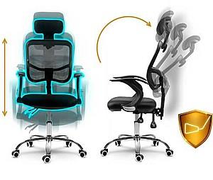 Fotoliu de birou Sofotel Riga Black 240500