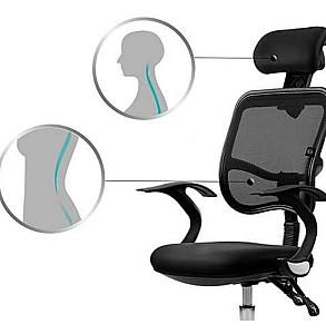 Fotoliu de birou Sofotel Riga Black 240500