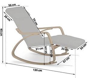 Fotoliu Tehno Ms Suzi Light Grey 280000
