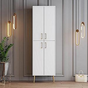 Dulap penal Trendy Berlin A Alb/Auriu