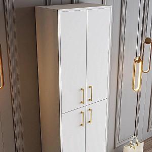 Dulap penal Trendy Berlin A Alb/Auriu