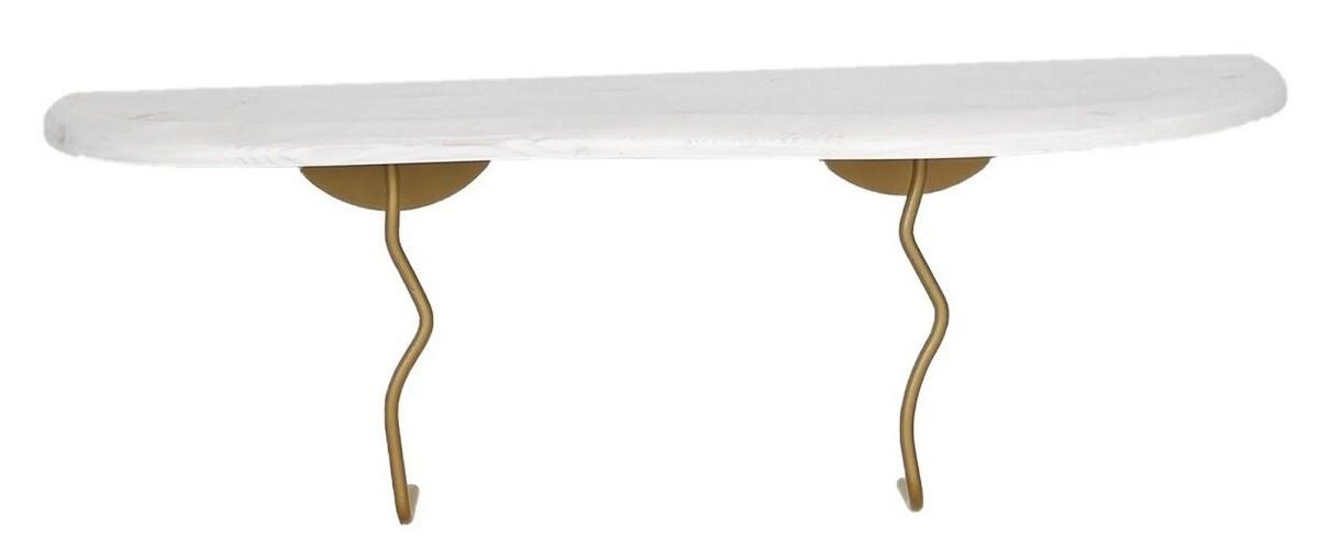 Raft de perete Trendy Edera Auriu/Alb