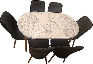 Set de masa si scaune Kelebek ES-1019 (6 scaune)