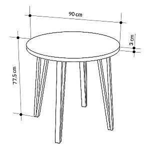 Masa DECO Xana Sepet (Maro) / Black (Negru)