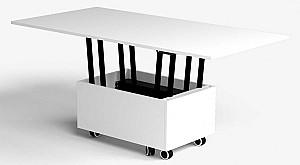 Masuta de cafea, reviste Flat Tabloid 3in1 White(Alb)