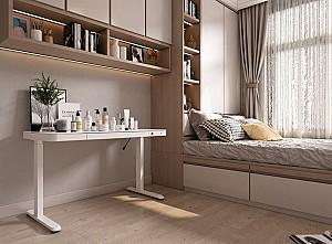 Masa de birou Flat Upgrade Smart White(Alb)