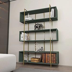 Etajera Trendy Bruti Verde/Auriu