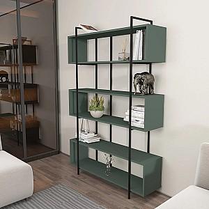 Etajera Trendy Bruti Verde/Negru