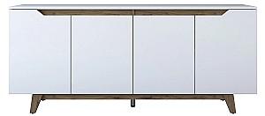 Comoda Trendy GD102 1874 Alb/Nuc (Maro)