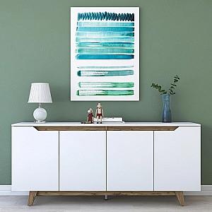 Comoda Trendy GD102 1874 Alb/Nuc (Maro)