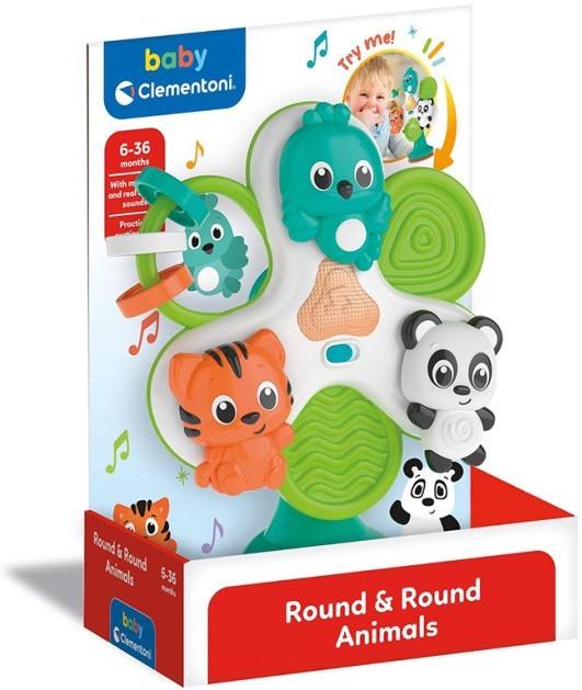 Jucarie interactiva Clementoni Round & Round Animals (17915)