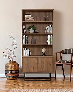 Dulap Trendy Rea Nuc (Maro)/Negru