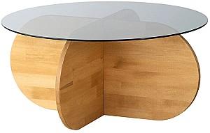 Masuta de cafea, reviste Trendy Bubble 2 Stejar (Bej)