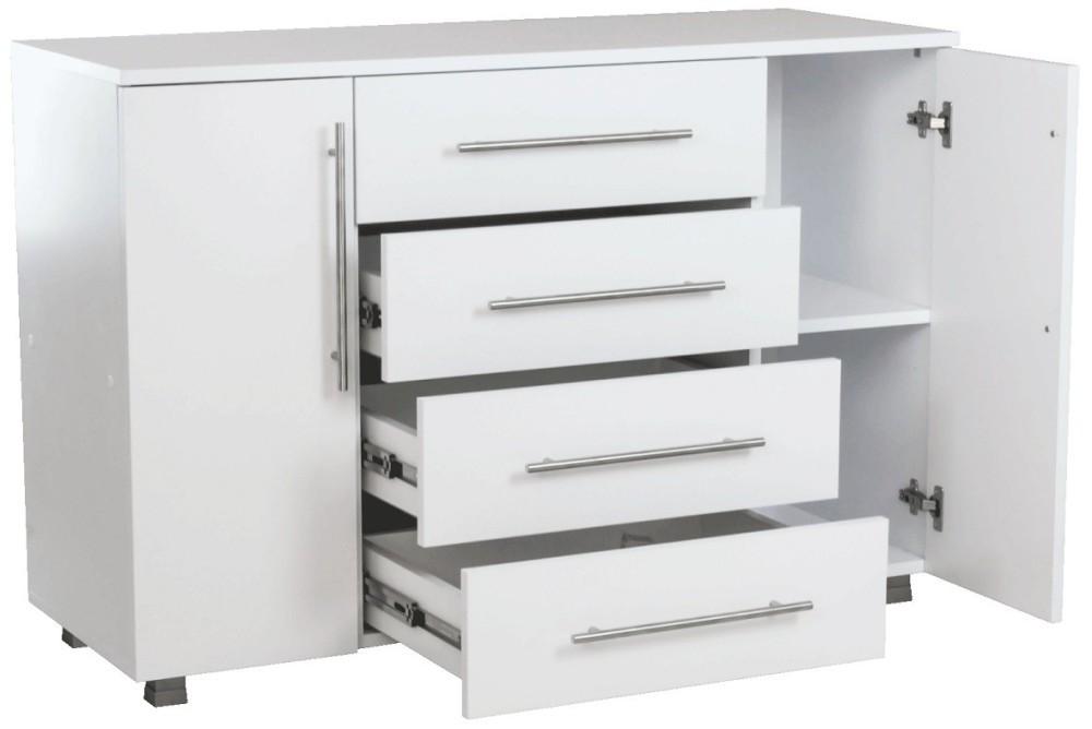 Comoda S-M Madrid 4S Alb
