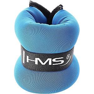 Greutate pentru fitness HMS OB04 2x1kg (Blue/Black)