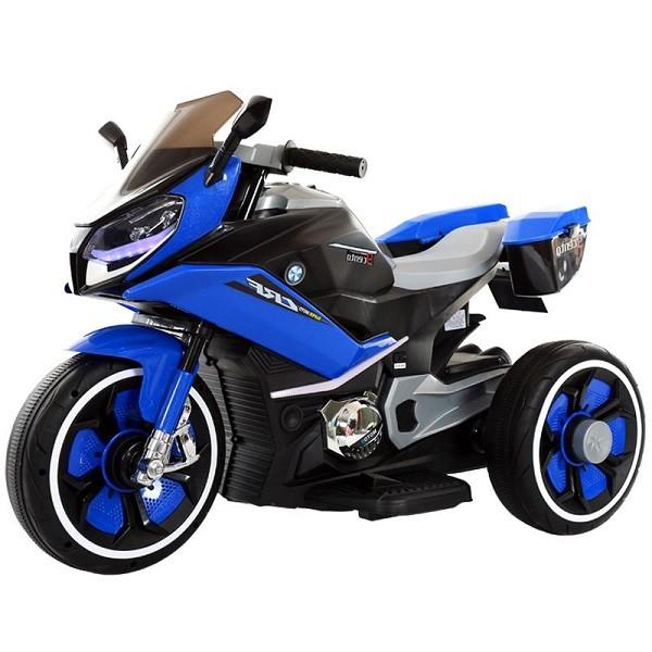 Tricicleta electrica copii Essa Toys Motocicletă (Albastră)